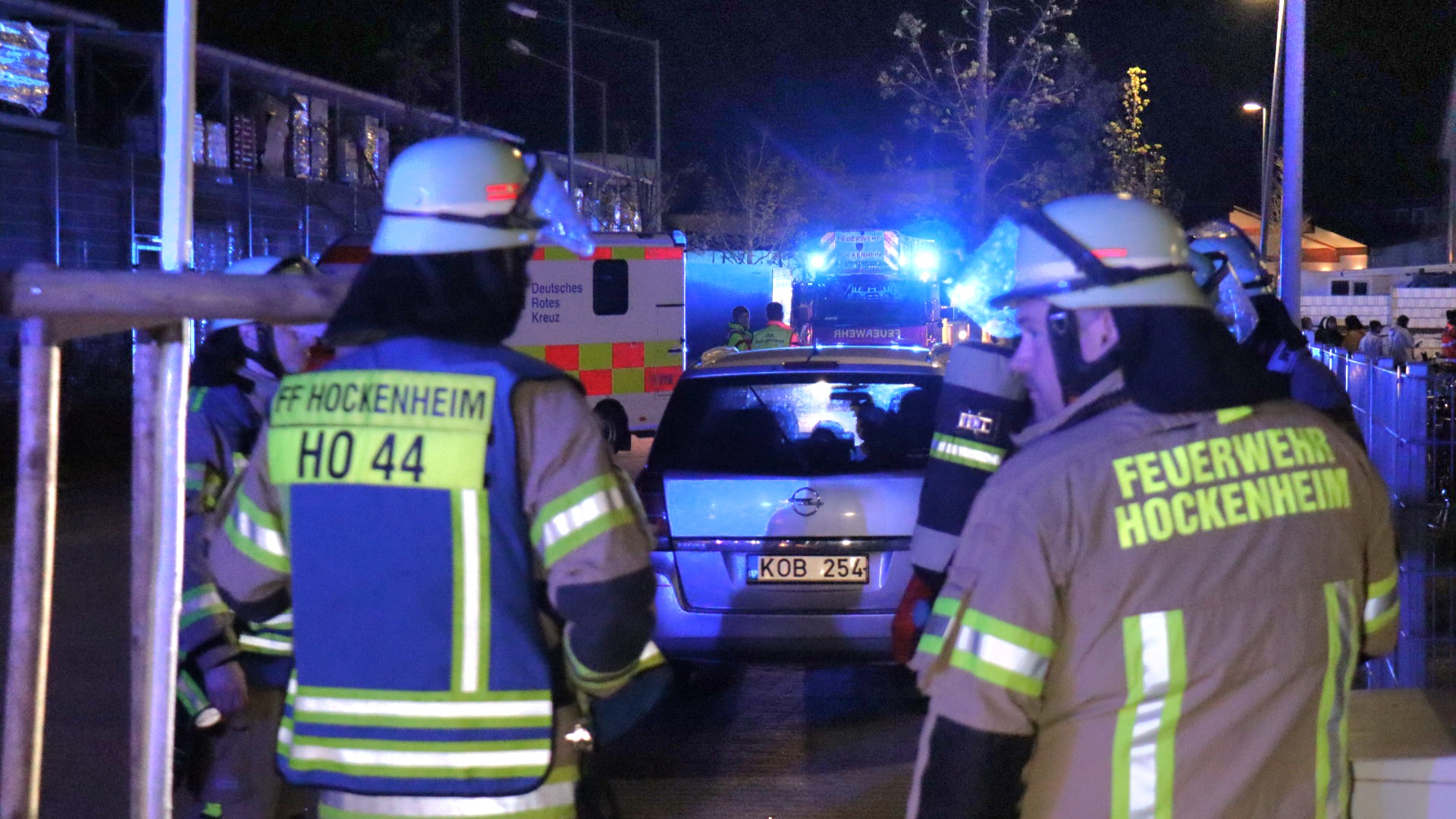 Feuer in Flüchtlingsunterkunft in Hockenheim – 60 Menschen evakuiert