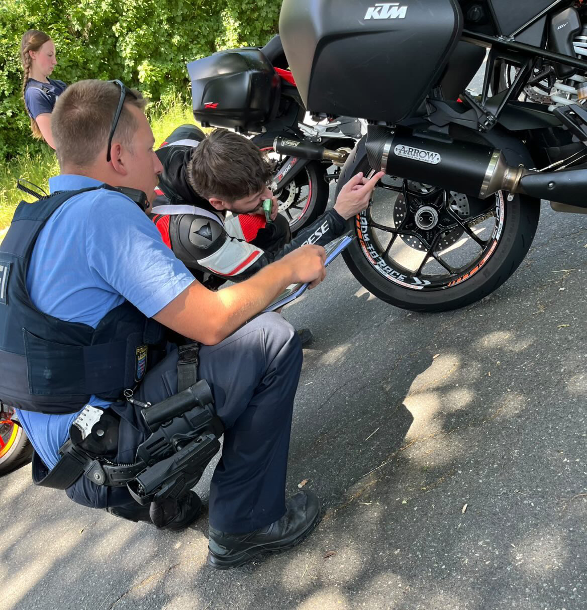 Motorradkontrollen im Odenwald: Polizei zieht positive Bilanz