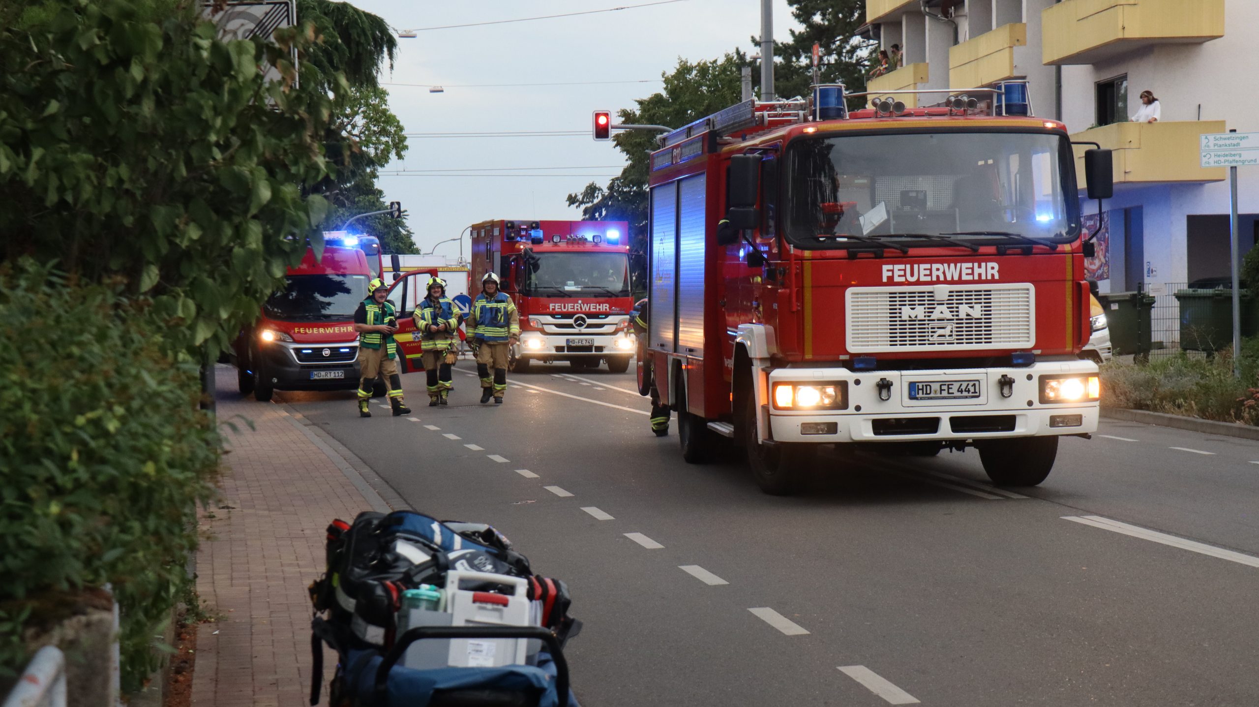 Angebranntes Essen löst Feuerwehreinsatz in Eppelheim aus