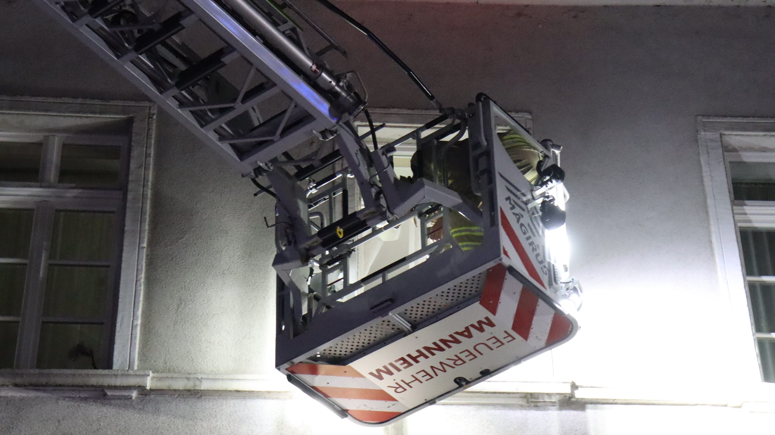 Brand in der Mannheimer Innenstadt